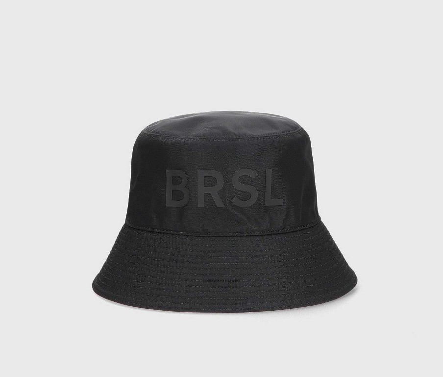 Casquettes Borsalino | Seau "Brsl" Noir