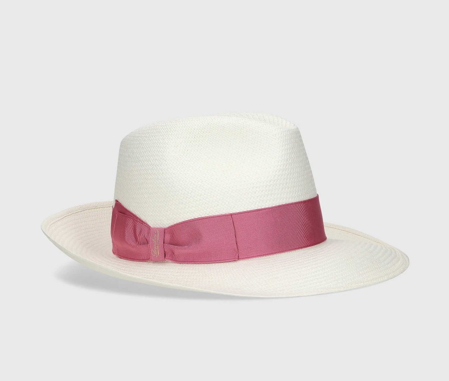 Chapeaux Borsalino | Giulietta Panama A Bord Large Et Fin