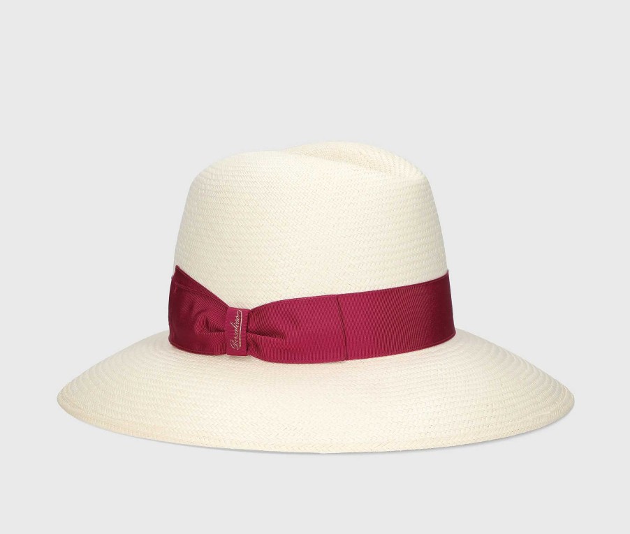 Chapeaux Borsalino | Claudette Panama A Bord Large Et Fin