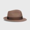 Chapeaux Borsalino | Feutre Brosse Fedora