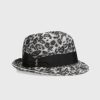 Chapeaux Borsalino | Trilby Feutre Melusine Imprime Leopard