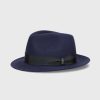 Chapeaux Borsalino | Feutre Brosse Fedora