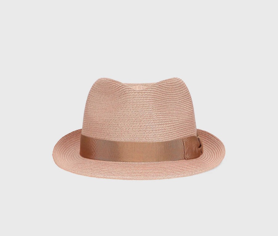 Chapeaux Borsalino | Petit Bord En Chanvre Tresse Jules