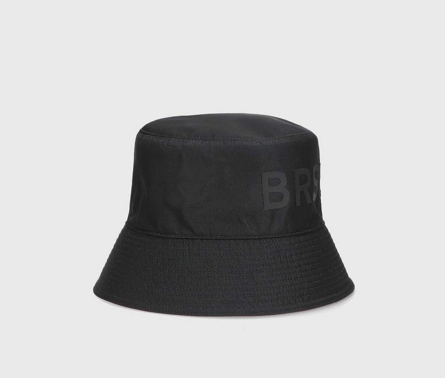 Casquettes Borsalino | Seau "Brsl" Noir