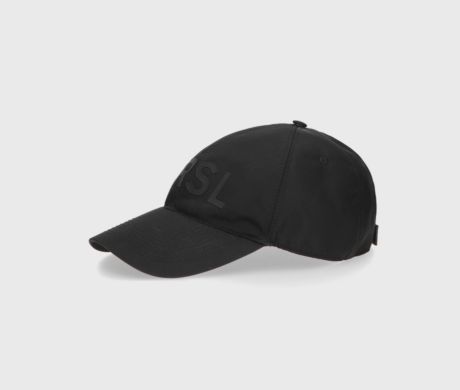 Casquettes Borsalino | Casquette Baseball "Brsl" Noir