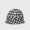 Casquettes Borsalino | Cloche En Boucl A Carreaux