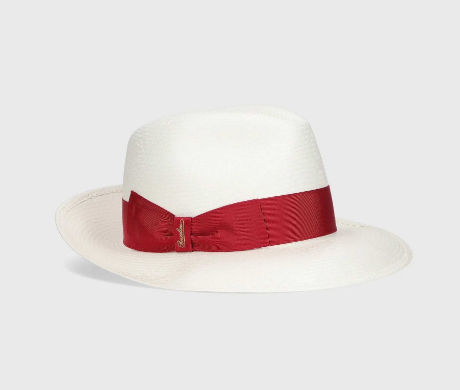 Chapeaux Borsalino | Giulietta Panama A Bord Large Et Fin