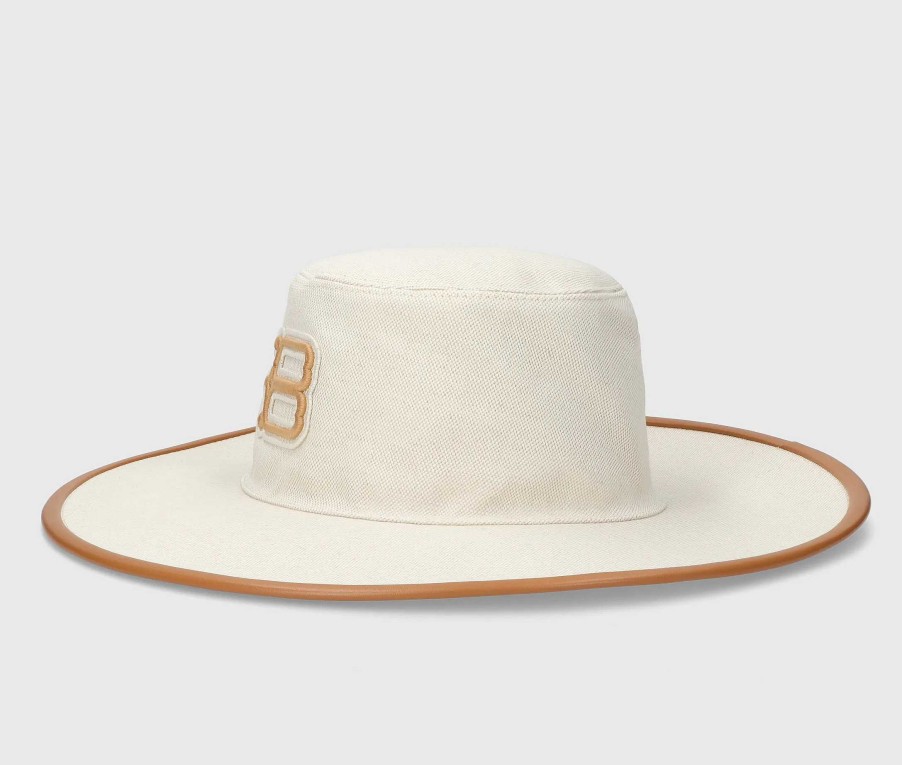 Casquettes Borsalino | Chapeau Avec Visiere Bordee De Cuir